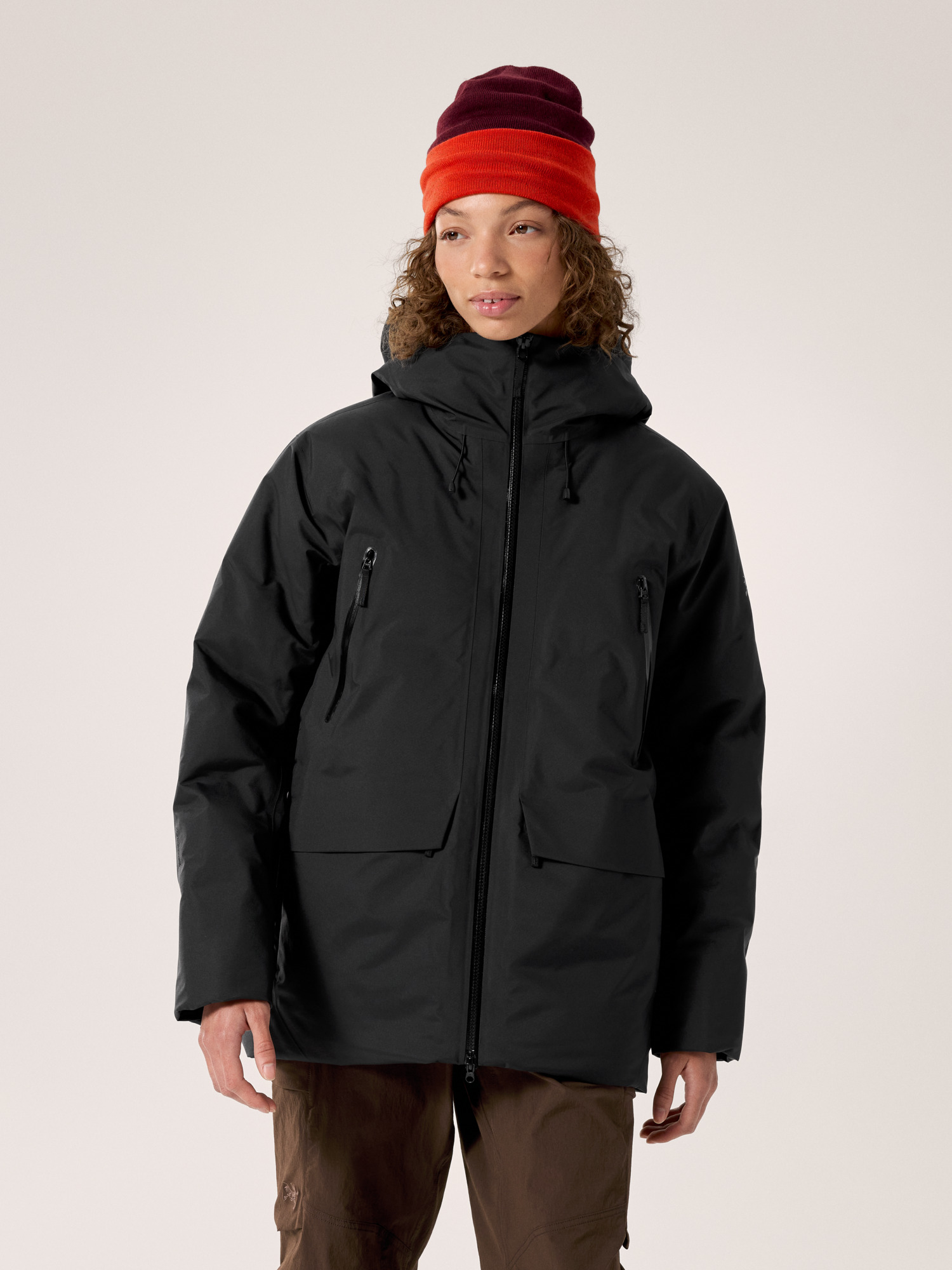 F25-X000009859-Liatris-Down-Jacket-Black-Women-s-Front-View
