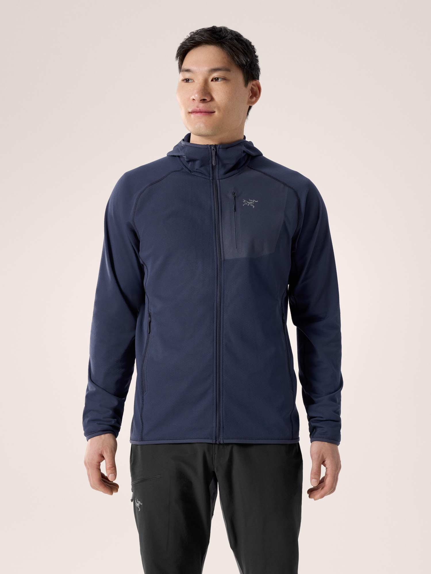 S26-X000010551-Delta-Hoody-Black-Sapphire-Front-View
